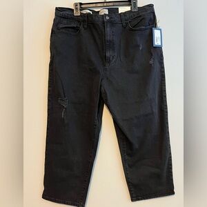 NWT Target Universal Thread Vintage Black Jeans 18 Short